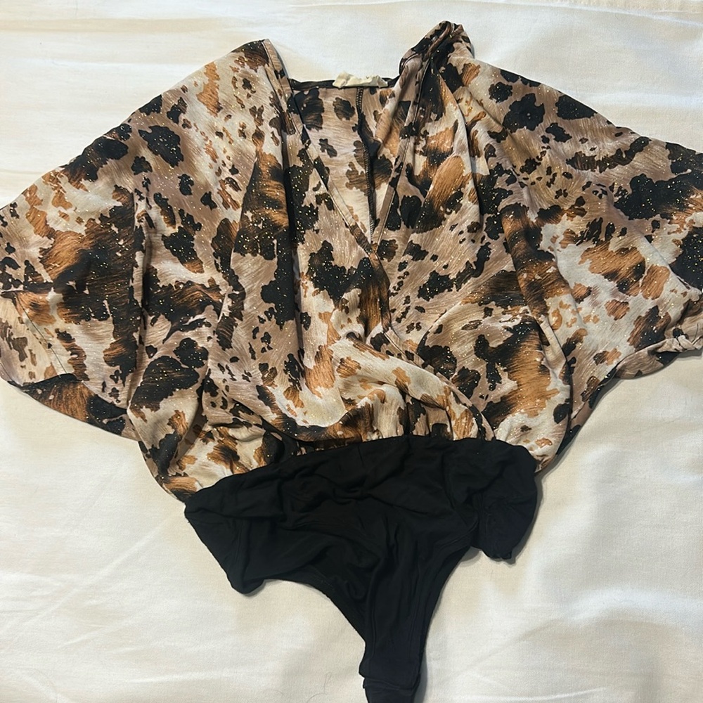 Cow print Bodysuit